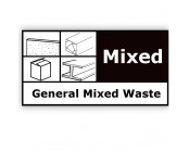 General Mixed Waste Rigid Material Sign